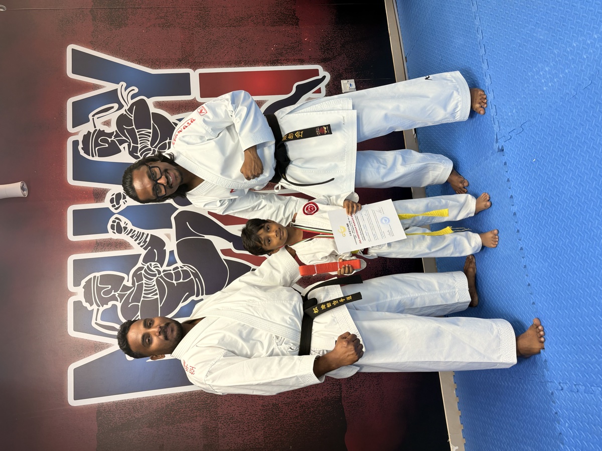 Dhyanchand after winning his orange belt
